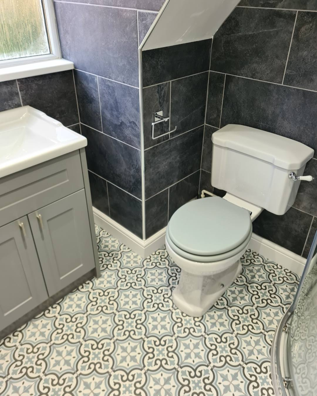 A new toilet as part of an installation by J.R.O Home Renovations