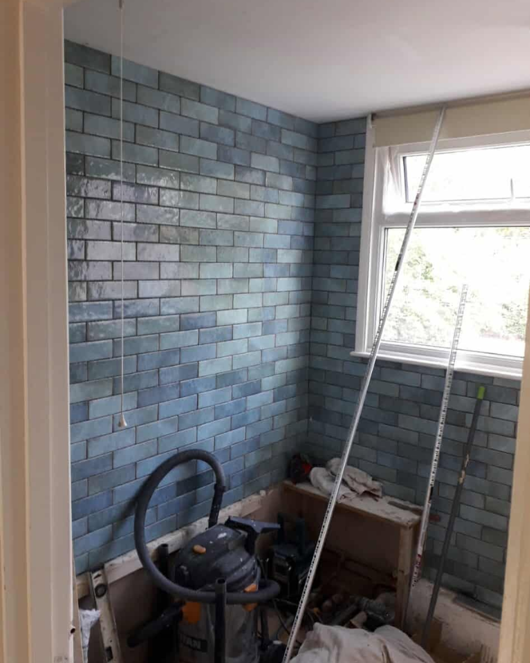 Modern bathroom tiles