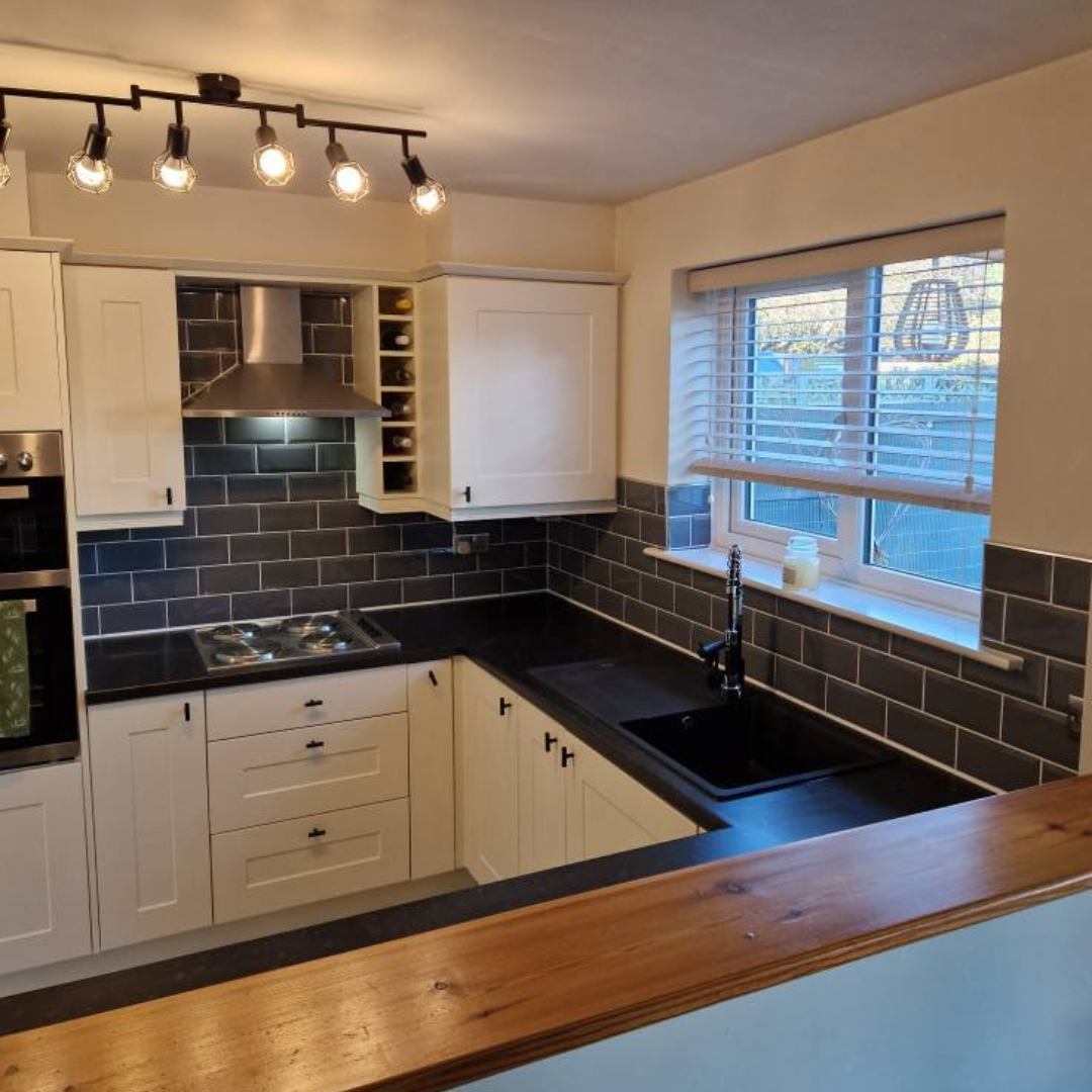A modern kitchen installed by J.R.O Home Renovations
