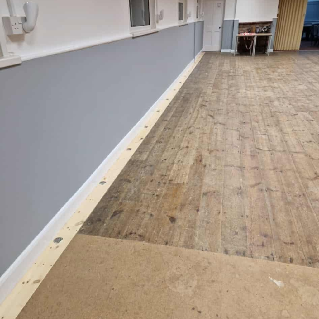 Damp Proofing measures in a village hall